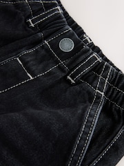 Black Denim Wide Fit Jeans (3mths-7yrs) - Image 3 of 4