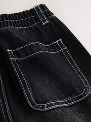 Black Denim Wide Fit Jeans (3mths-7yrs) - Image 4 of 4