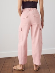 Pink Barrel Leg Cargo Trousers - Image 4 of 8