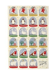 Emma Bridgewater Multi Snow Globe Tea Towel - Image 1 of 1