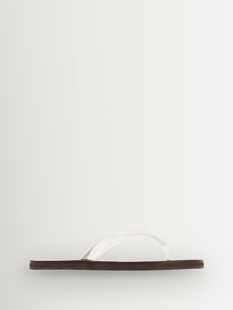 Ancient Greek Sandals Natural Saionara Jelly Leather Sole Flip Flops - Image 1 of 4