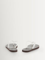 Ancient Greek Sandals Natural Saionara Jelly Leather Sole Flip Flops - Image 3 of 4