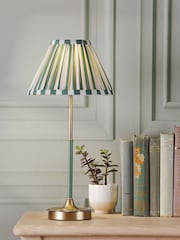 Laura Ashley Green Denwick Table Lamp - Image 1 of 7