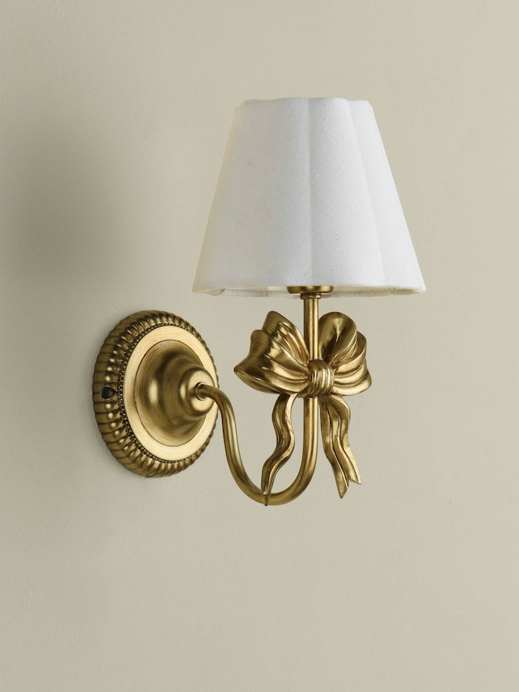 Laura Ashley Gold Larkfield Wall Light - Image 2 of 6