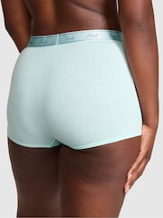 Victoria's Secret PINK Spray Blue High Waist Cotton Logo Knickers - Image 2 of 2