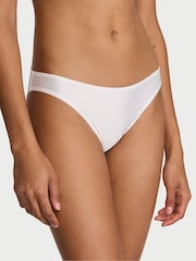 Victoria's Secret Coconut White Bikini Satin & Mesh Bride Knickers - Image 2 of 3