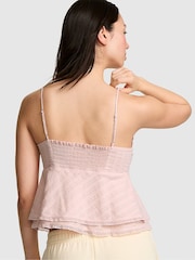 Victoria's Secret Pink Dollhouse Pink Ruffle Hi Lo Top - Image 2 of 2