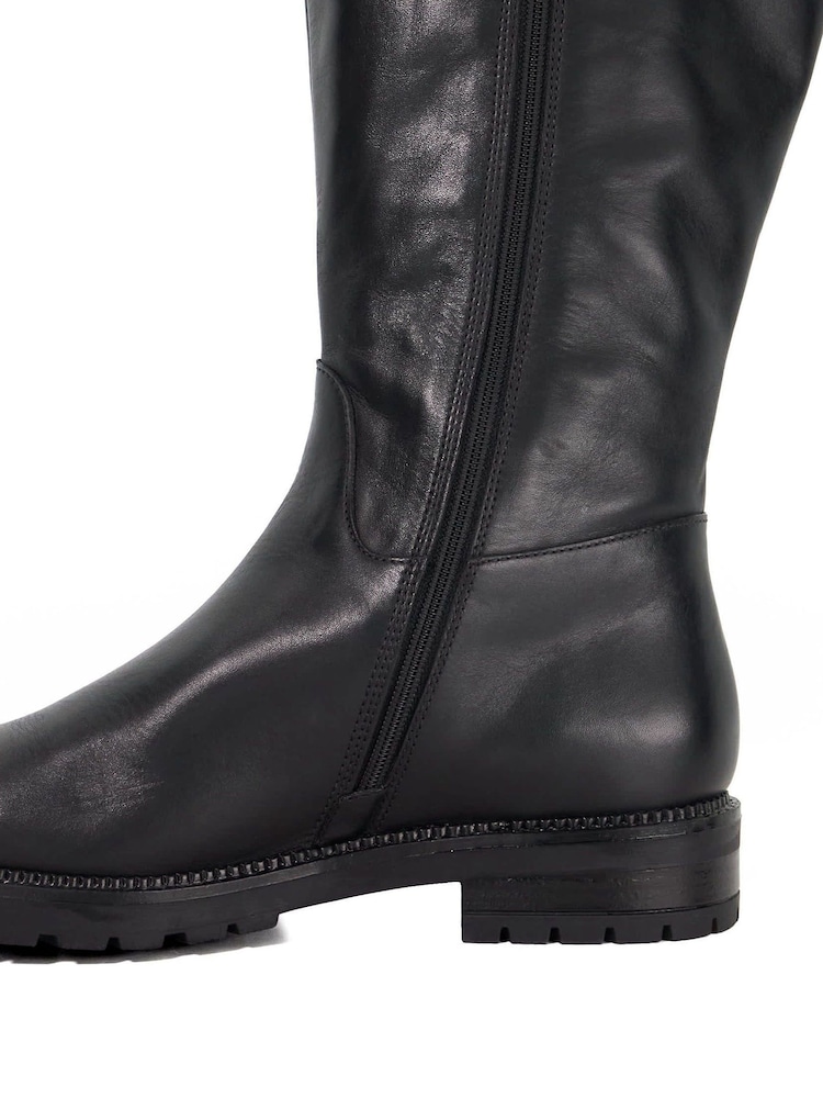 Dune London Black Wf Tayah Knee High Boots - Image 5 of 5