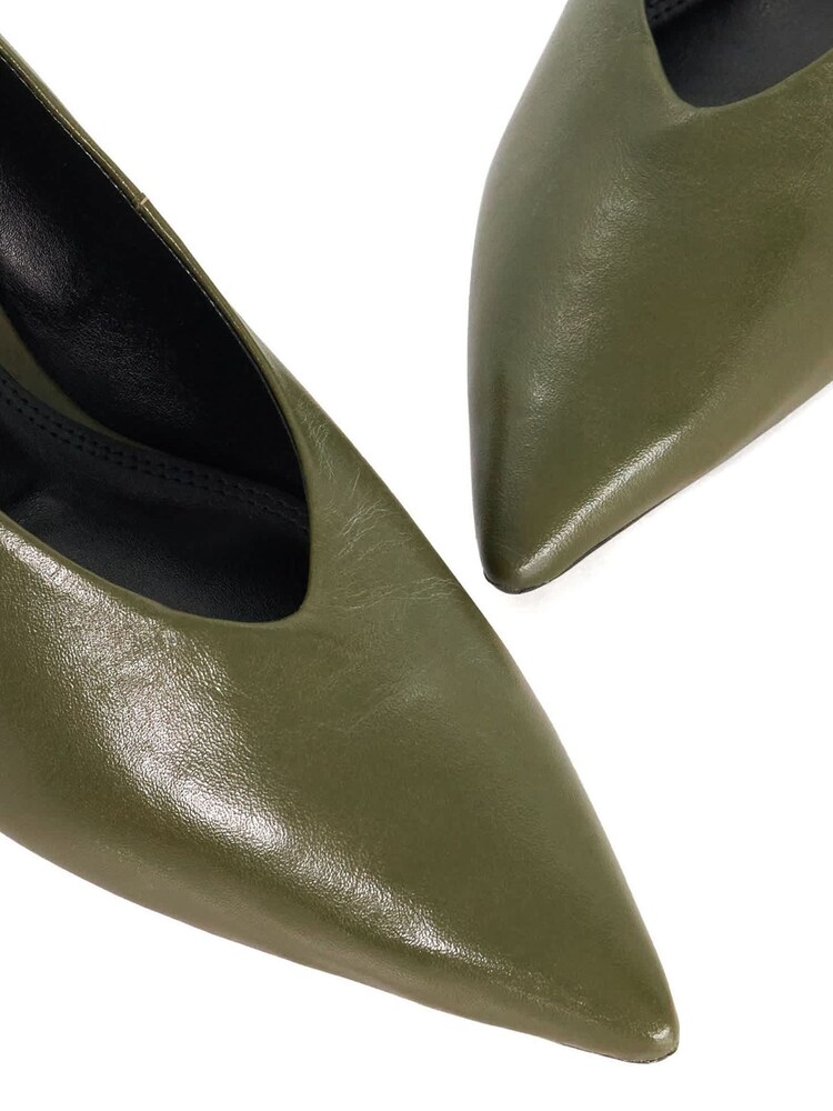 Dune London Green Audio Court Shoes - Image 6 of 6 Dune London Green Audio Court Shoes - Image 6 of 6