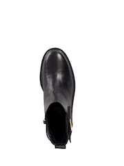 Dune London Black Paused Ankle Boots - Image 5 of 6