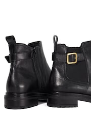 Dune London Black Paused Ankle Boots - Image 6 of 6