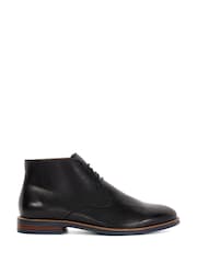 Dune London Black Millers Wide Fit Chukka Boots - Image 2 of 6