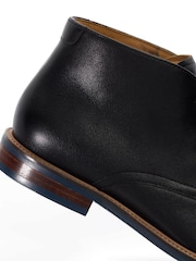 Dune London Black Millers Wide Fit Chukka Boots - Image 6 of 6