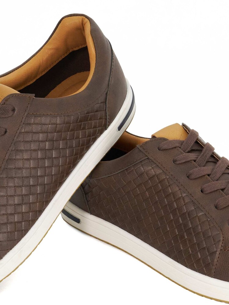 Dune London Brown Tezzy Weave Wf Trainers - Image 6 of 6 Dune London Brown Tezzy Weave Wf Trainers - Image 6 of 6
