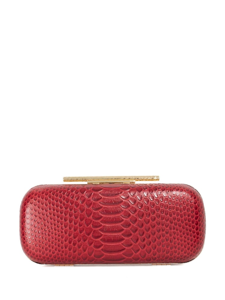 Dune London Red Body Clutch Bag - Image 2 of 5 Dune London Red Body Clutch Bag - Image 2 of 5