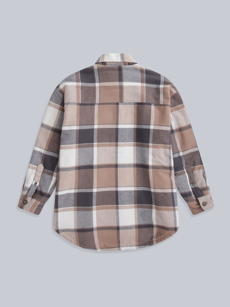 Animal Blue Megan  Borg-Lined Boxy Shirt - Image 2 of 2