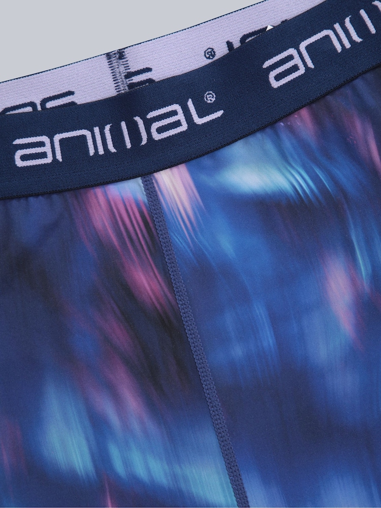 Animal Purple Piste Printed  Base Layer Leggings - Image 3 of 3