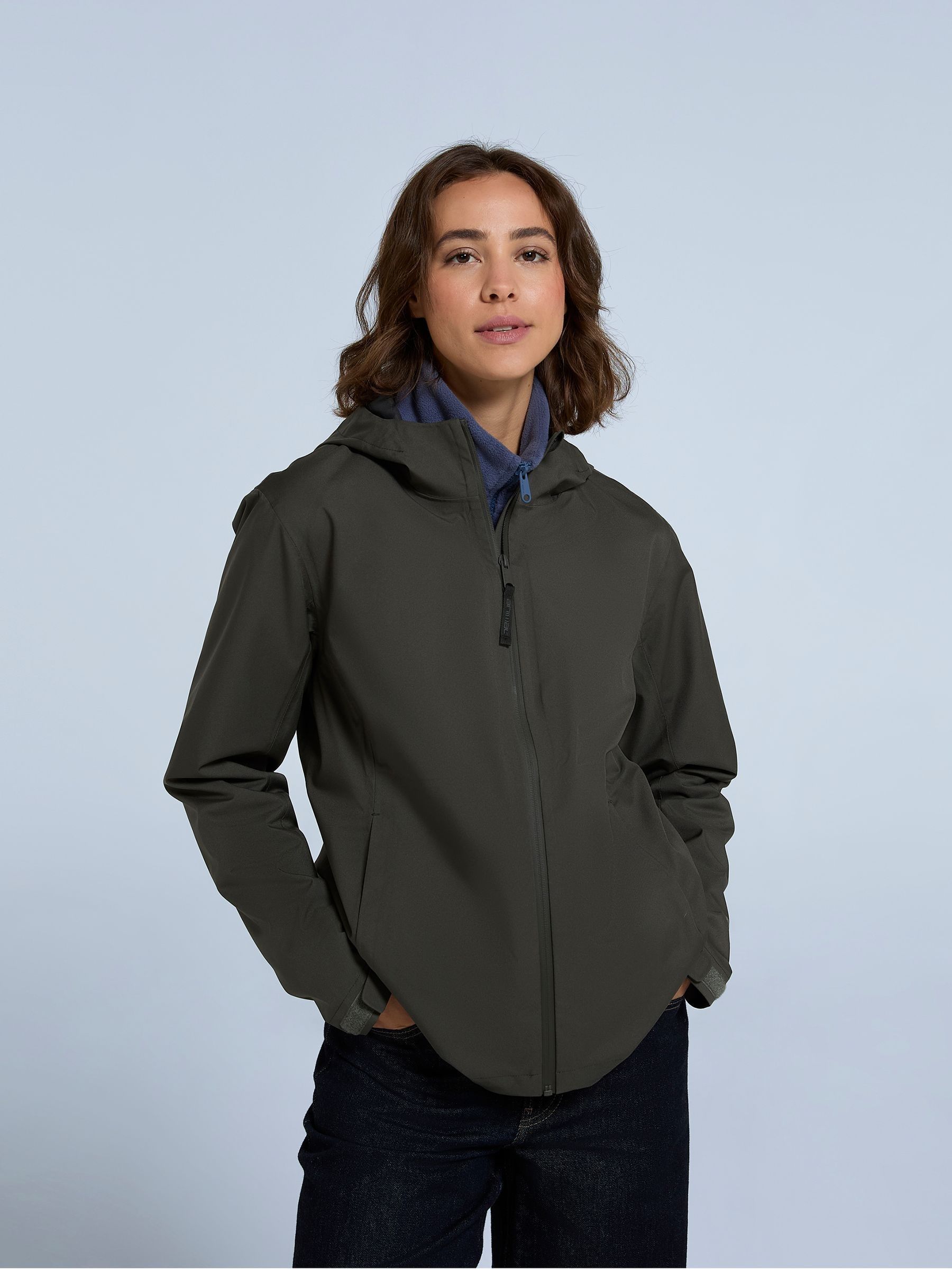 Elements Womens Waterproof Jacket - Green - Image 2