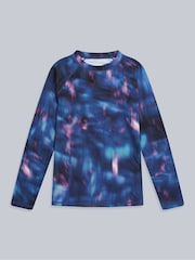 Animal Purple Piste Printed  Base Layer Top - Image 1 of 3