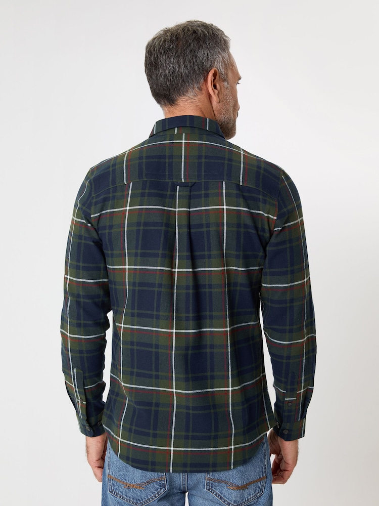 Saltwell Check Brushed Long Sleeve Shirt - Image 2 of 5 Saltwell Check Brushed Long Sleeve Shirt - Image 2 of 5