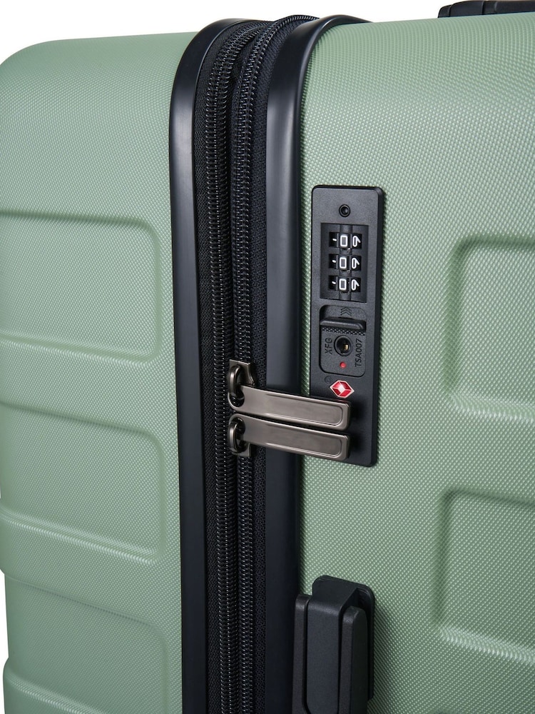 Cabin Max Green Anode Luggage Set Hold Check-in Case & Cabin Case 2 Piece - Image 4 of 4 Cabin Max Green Anode Luggage Set Hold Check-in Case & Cabin Case 2 Piece - Image 4 of 4
