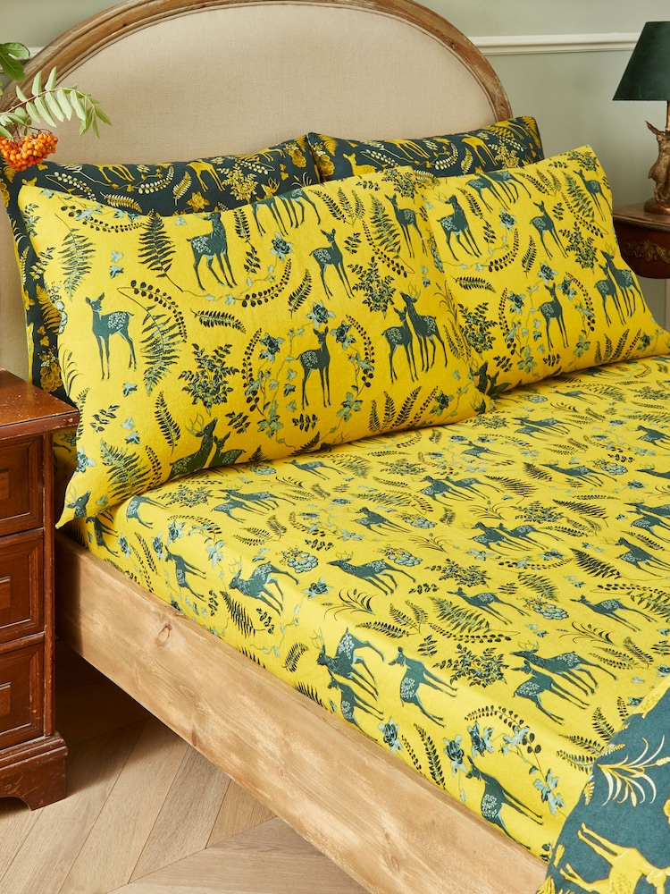 Joe Browns Yellow Whimsy Woodland Matching Bedding - Image 1 of 3 Joe Browns Yellow Whimsy Woodland Matching Bedding - Image 1 of 3