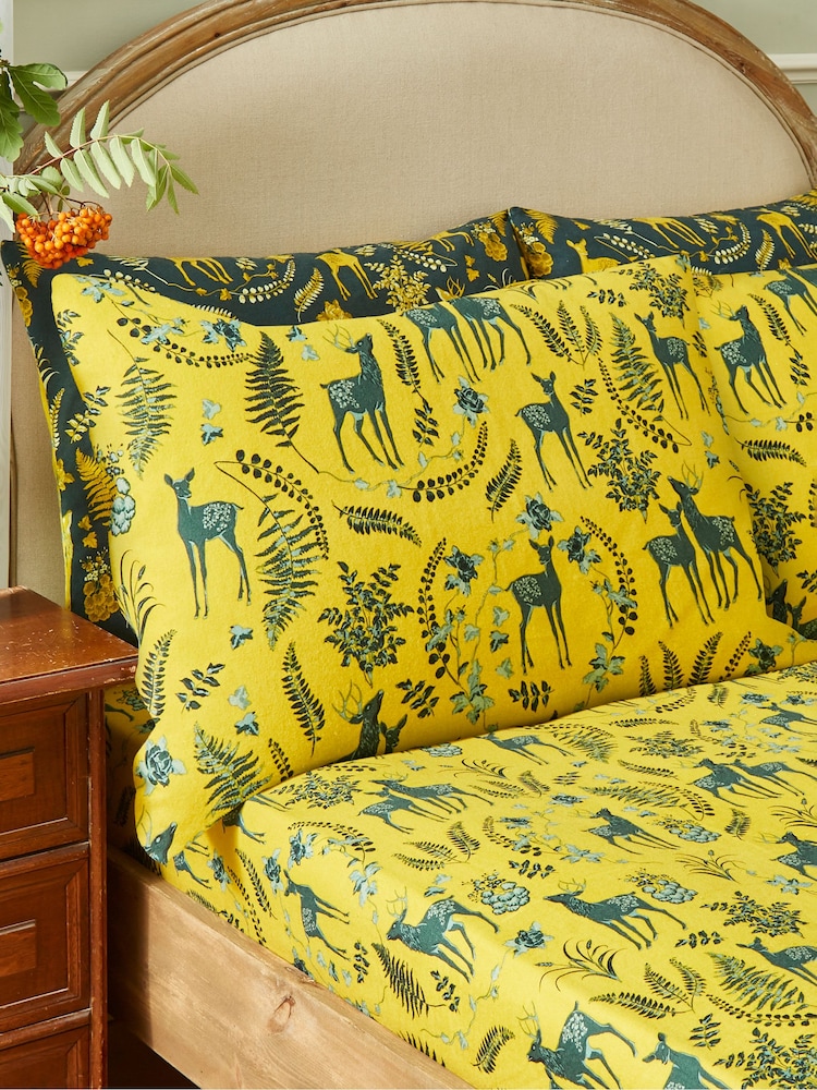 Joe Browns Yellow Whimsy Woodland Matching Bedding - Image 2 of 3 Joe Browns Yellow Whimsy Woodland Matching Bedding - Image 2 of 3
