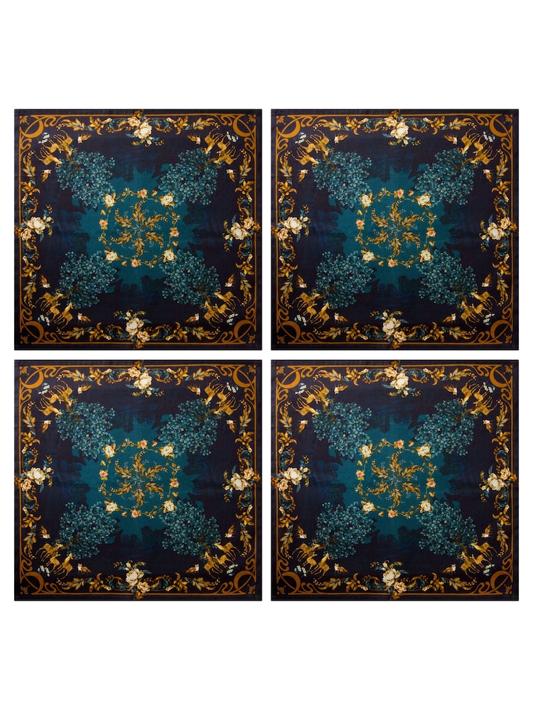 Joe Browns 4 Pack Green Forest Oasis Napkins - Image 2 of 5 Joe Browns 4 Pack Green Forest Oasis Napkins - Image 2 of 5