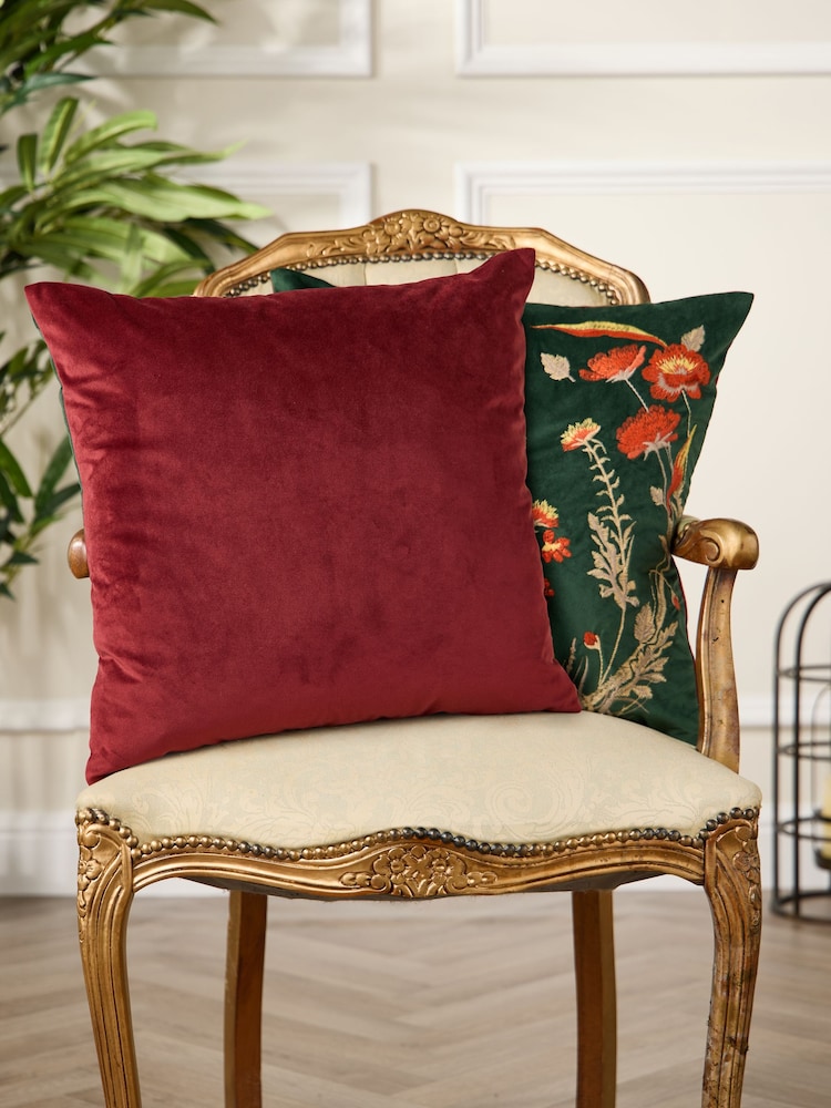 Joe Browns Black Wildflower Hare Embroidered Cushion - Image 2 of 6 Joe Browns Black Wildflower Hare Embroidered Cushion - Image 2 of 6