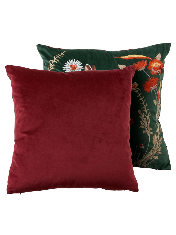 Joe Browns Black Wildflower Hare Embroidered Cushion - Image 6 of 6 Joe Browns Black Wildflower Hare Embroidered Cushion - Image 6 of 6