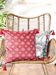Joe Browns Cream Serene Bohemian Reversible Cushion - Image 2 of 6