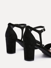 Linzi Black Abby Closed Back Block Heel Sandals - Image 5 of 5