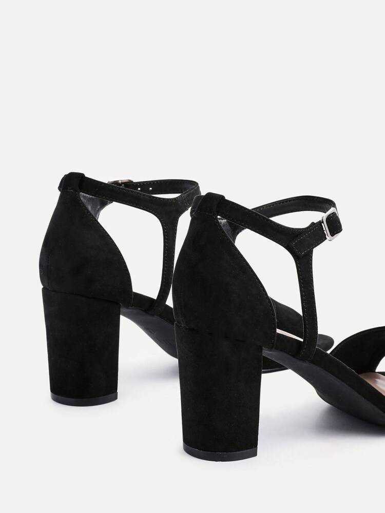 Linzi Black Abby Closed Back Block Heel Sandals - Image 5 of 5