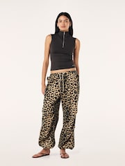 P.E Nation Animal Discovery Cotton Trousers - Image 1 of 5