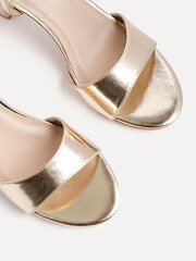Linzi Gold Abby Closed Back Block Heel Sandals - Image 5 of 5