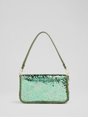 LK Bennett Green Zoe Trim Cross-Body Bag - Image 2 of 3