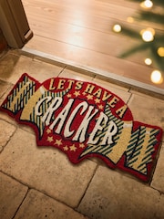Joe Browns Red Lets Have A Cracker Doormat - Image 1 of 3