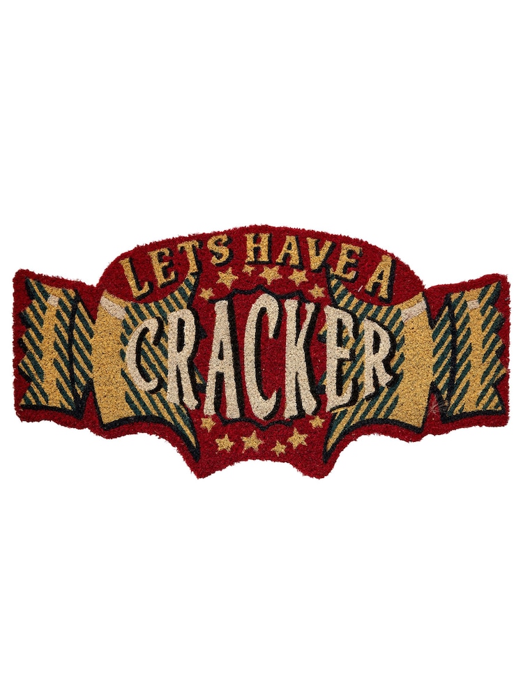 Joe Browns Red Lets Have A Cracker Doormat - Image 3 of 3