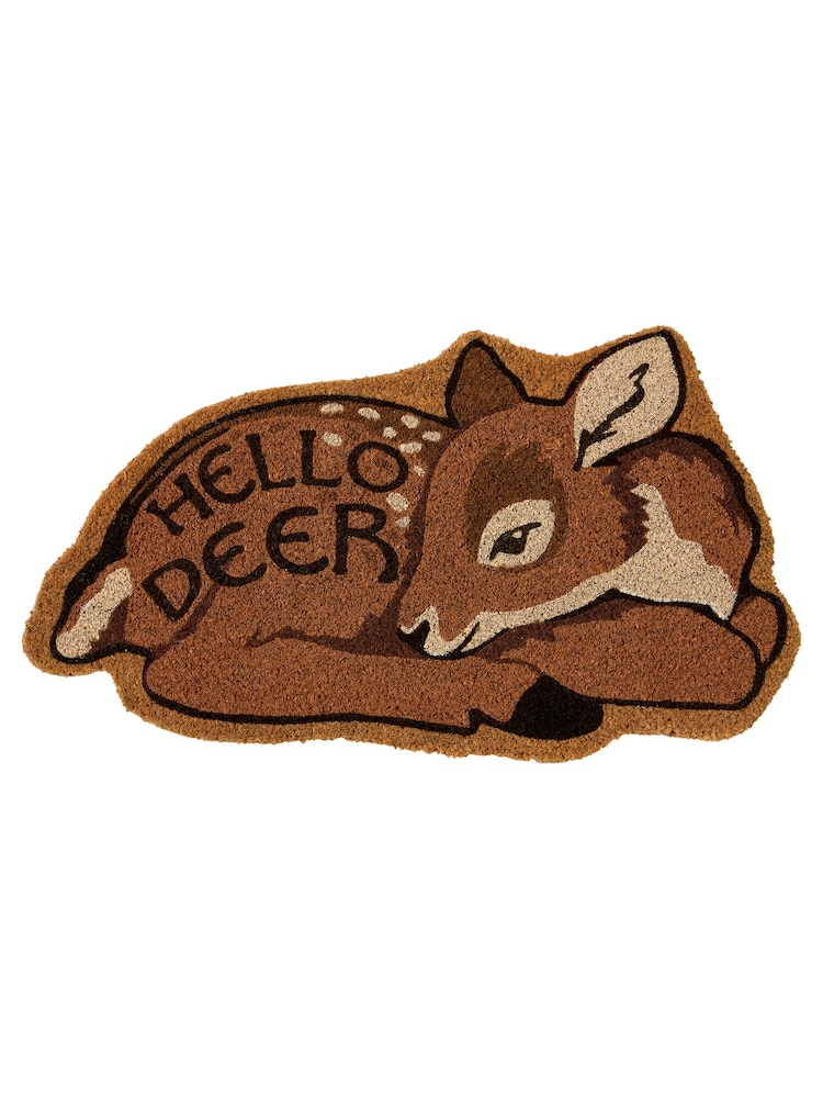 Joe Browns Brown Hello Deer Doormat - Image 3 of 3 Joe Browns Brown Hello Deer Doormat - Image 3 of 3
