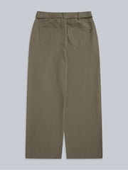 Animal Green High Waisted  Straight Leg Trousers - Image 2 of 5