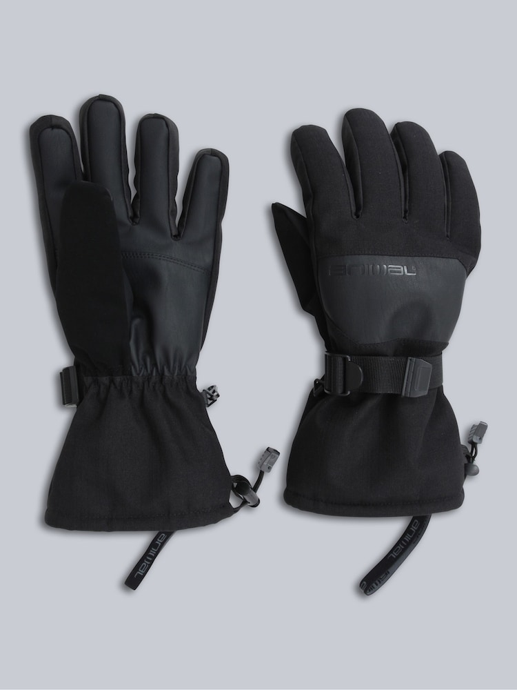 Animal Black Apres Ski Gloves - Image 1 of 6 Animal Black Apres Ski Gloves - Image 1 of 6