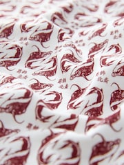 Poisson Hokusai rouge/écru - Polo à manches courtes et col boutonné - Image 7 de 7