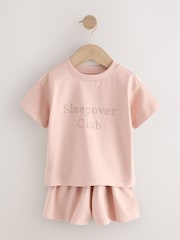 Brown/Cream Short Pyjamas 3 Pack (9mths-16yrs) - Image 2 of 7