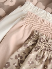 Brown/Cream Short Pyjamas 3 Pack (9mths-16yrs) - Image 7 of 7