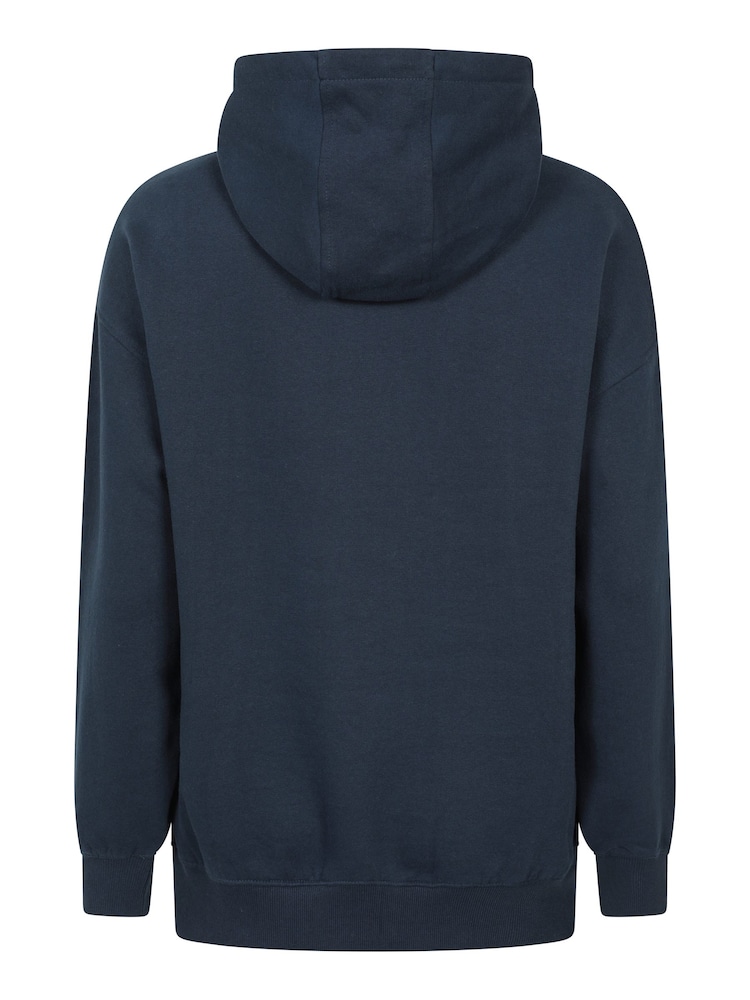 Mountain Warehouse Blue Printed Nightscape Relaxed Fit Hoodie - Image 2 of 6 Mountain Warehouse Blue Printed Nightscape Relaxed Fit Hoodie - Image 2 of 6