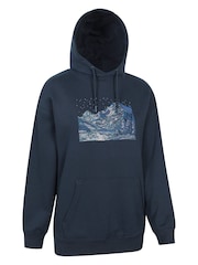 Mountain Warehouse Blue Printed Nightscape Relaxed Fit Hoodie - Image 7 of 10