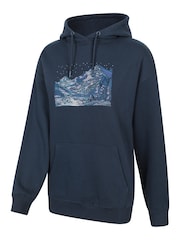 Mountain Warehouse Blue Printed Nightscape Relaxed Fit Hoodie - Image 8 of 10