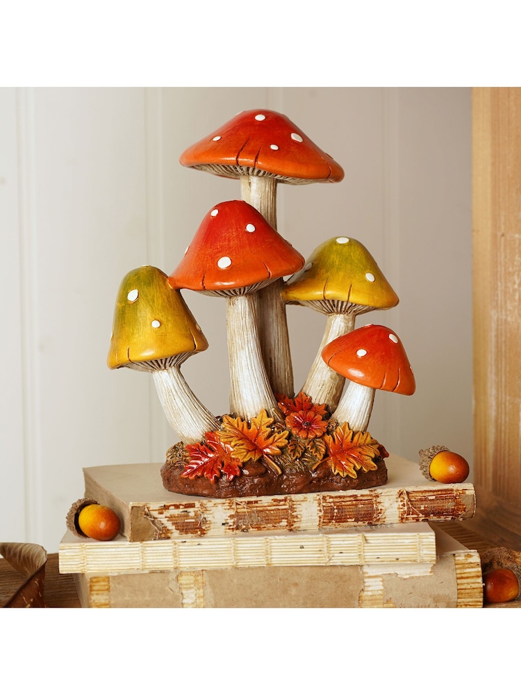 Country Living Red Mushroom Ornament - Image 1 of 5 Country Living Red Mushroom Ornament - Image 1 of 5