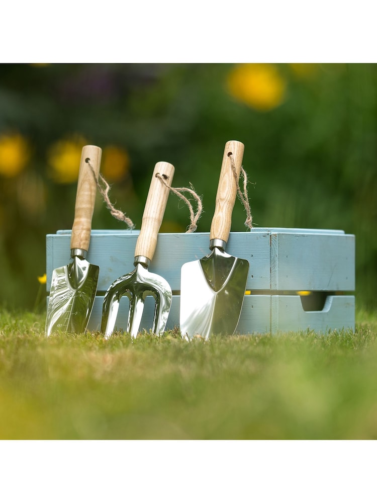 Country Living Silver Set of 3 Gardening Tools - Image 1 of 3 Country Living Silver Set of 3 Gardening Tools - Image 1 of 3