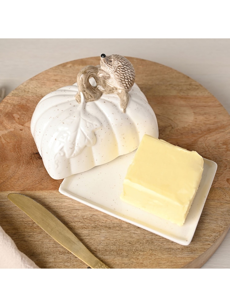 Country Living White Hedgehog Butter Dish - Image 2 of 6 Country Living White Hedgehog Butter Dish - Image 2 of 6